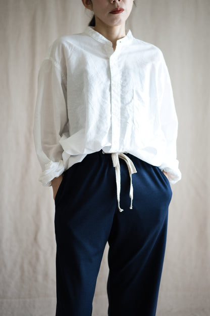 Milled Wool Pants/Night Navy