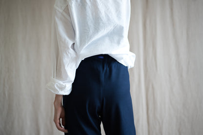 Milled Wool Pants/Night Navy
