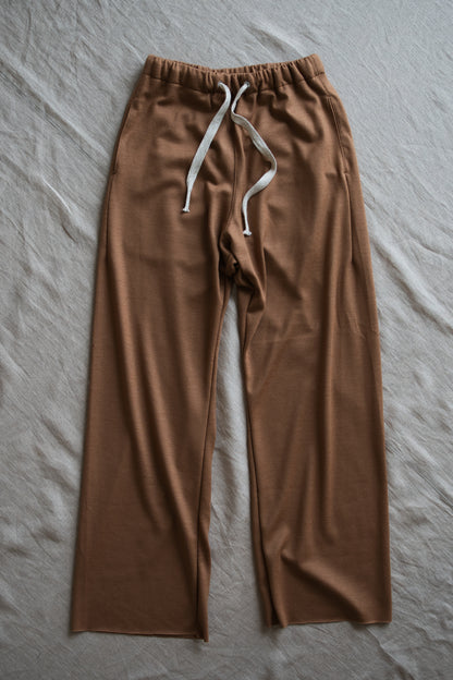 Milled Wool Pants/Beige