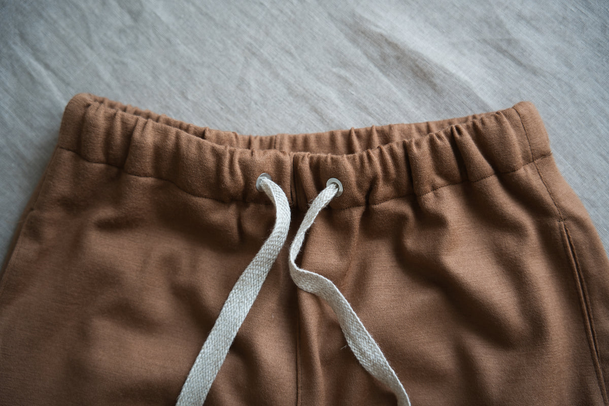 Milled Wool Pants/Beige