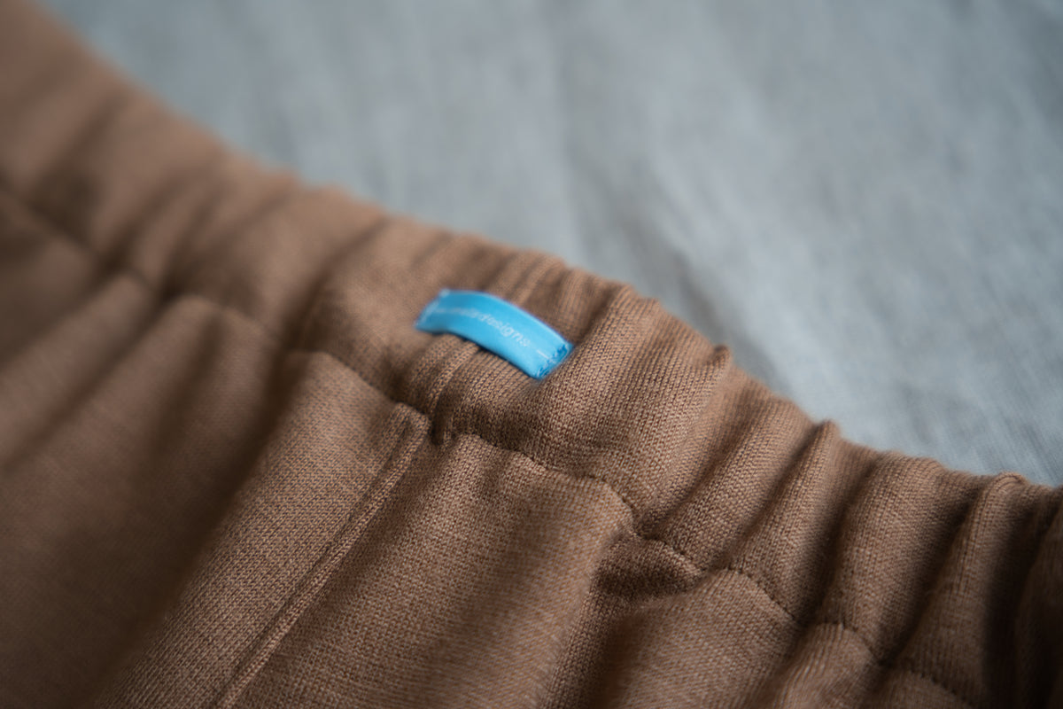 Milled Wool Pants/Beige