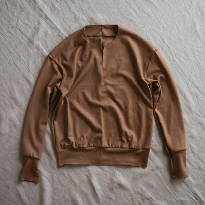 Milled Wool Out-seam TOP/Beige