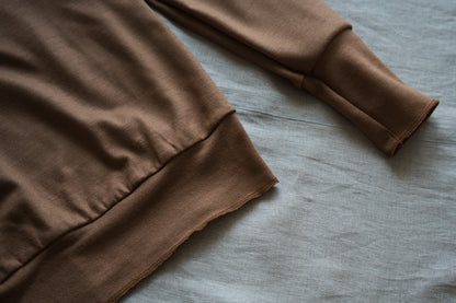 Milled Wool Out-seam TOP/Beige