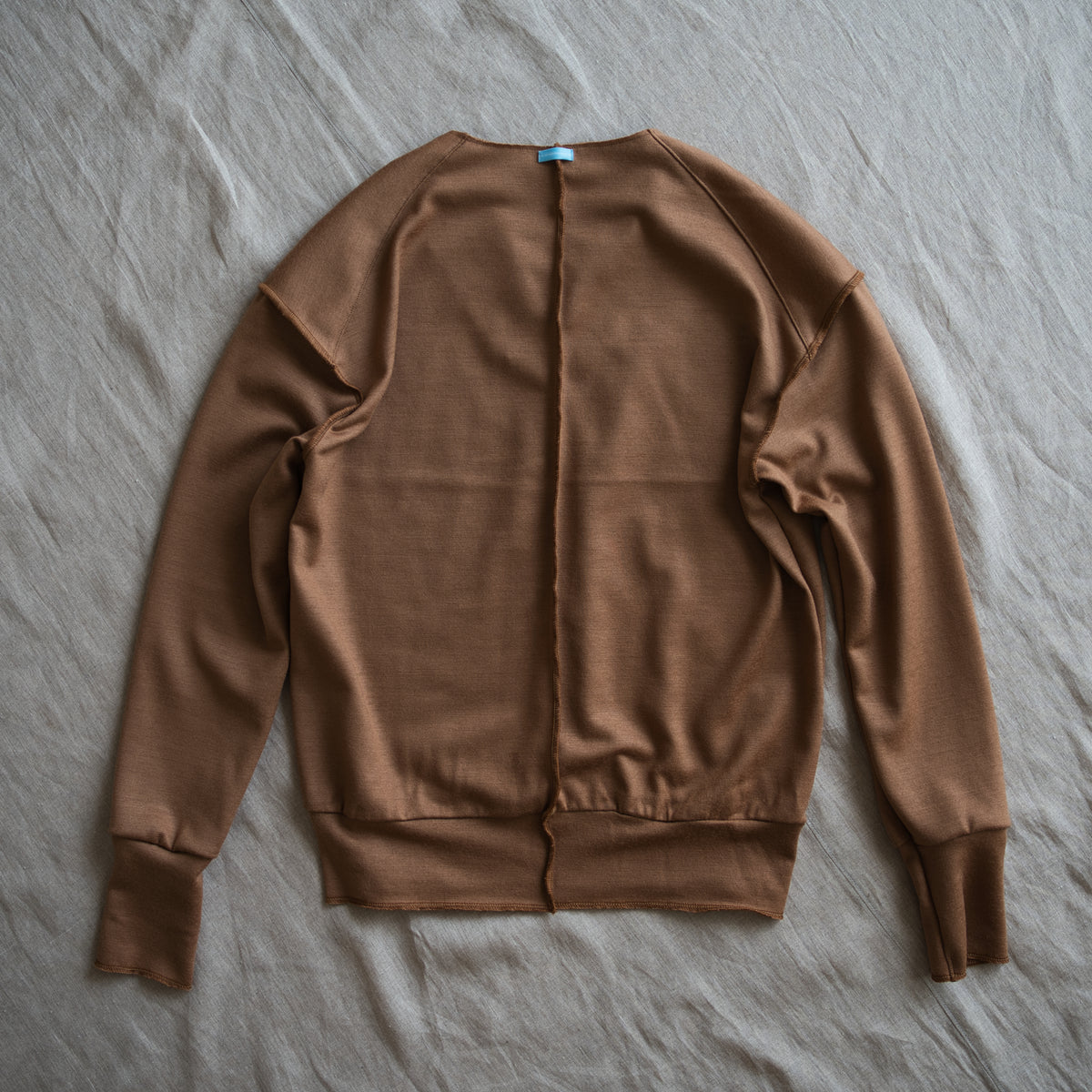 Milled Wool Out-seam TOP/Beige