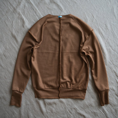 Milled Wool Out-seam TOP/Beige