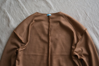 Milled Wool Out-seam TOP/Beige