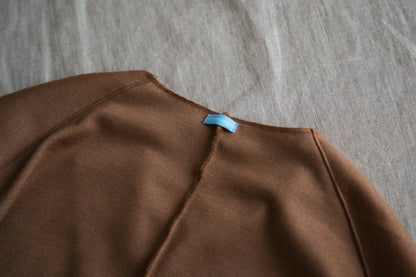 Milled Wool Out-seam TOP/Beige