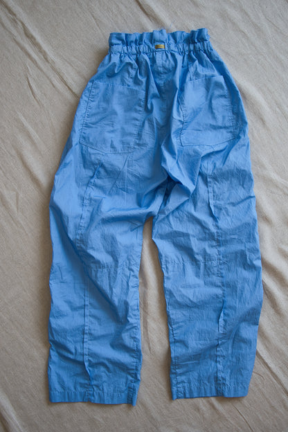 100番手タイプライターイージーパンツ/Superfine cotton loose-fitting pants/Royal blue