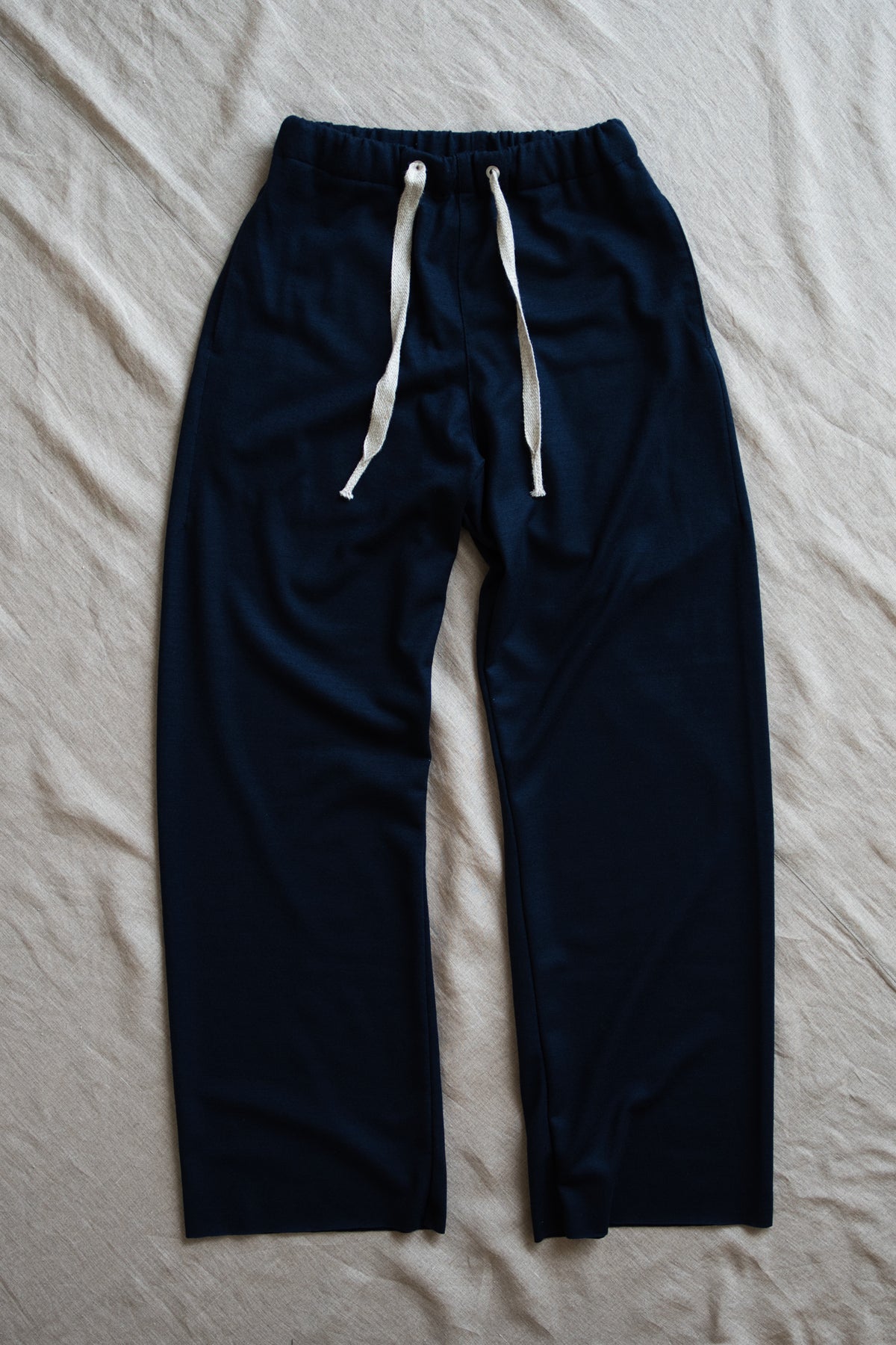 Milled Wool Pants/Night Navy