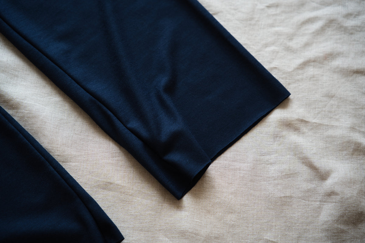 Milled Wool Pants/Night Navy