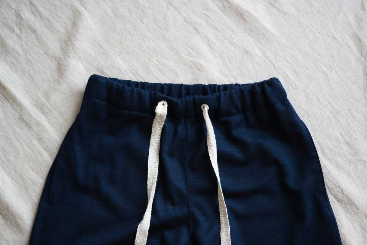 Milled Wool Pants/Night Navy