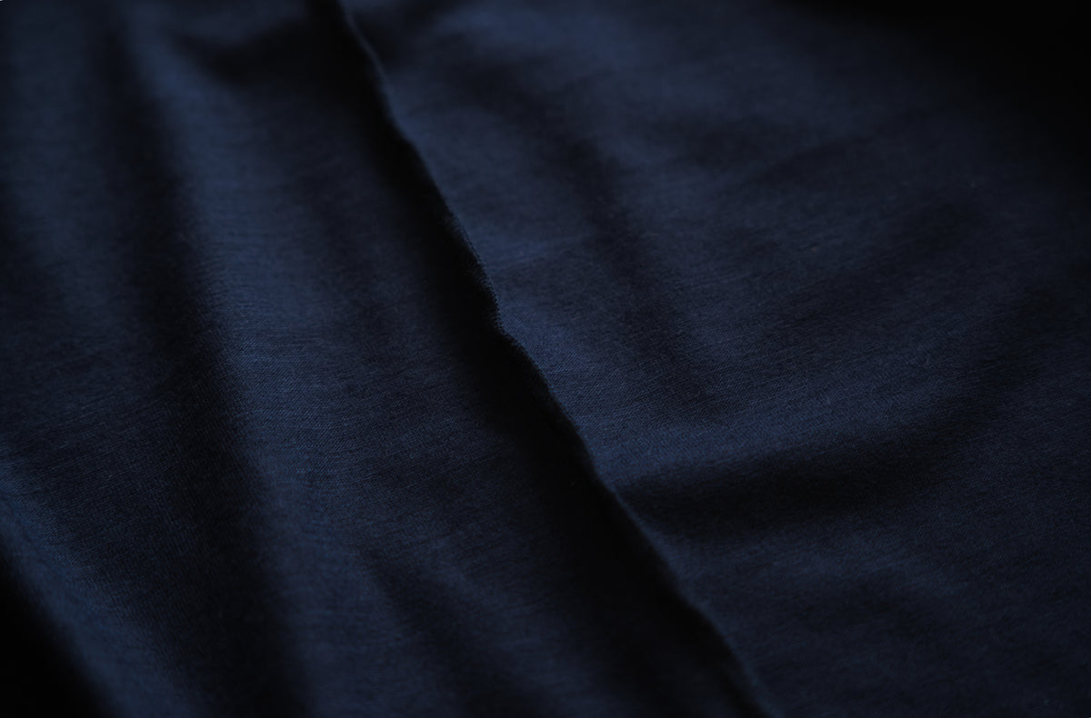Milled Wool Out-seam TOP/Night Navy