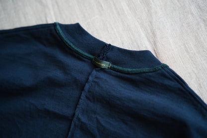 オーガニックコットンリムTシャツ / Organic Cotton Rim T-shirt / Night Navy