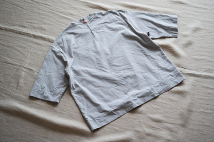 オーガニックコットンリムTシャツ / Organic Cotton Rim T-shirt / Ash Gray