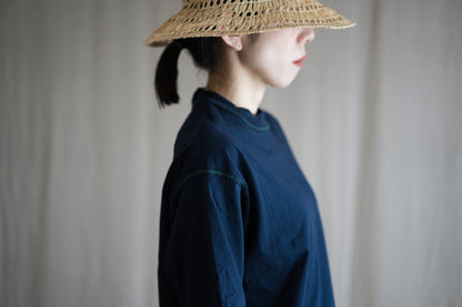 オーガニックコットンリムTシャツ / Organic Cotton Rim T-shirt / Night Navy