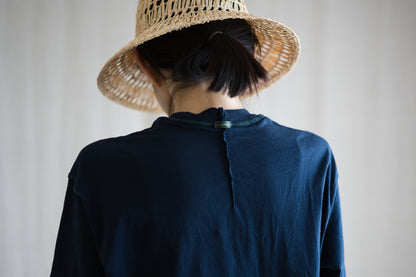 オーガニックコットンリムTシャツ / Organic Cotton Rim T-shirt / Night Navy