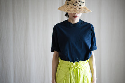 オーガニックコットンリムTシャツ / Organic Cotton Rim T-shirt / Night Navy
