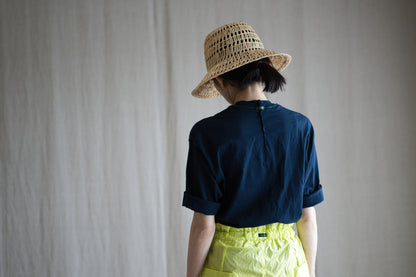 オーガニックコットンリムTシャツ / Organic Cotton Rim T-shirt / Night Navy