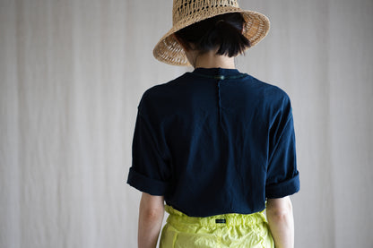 オーガニックコットンリムTシャツ / Organic Cotton Rim T-shirt / Night Navy