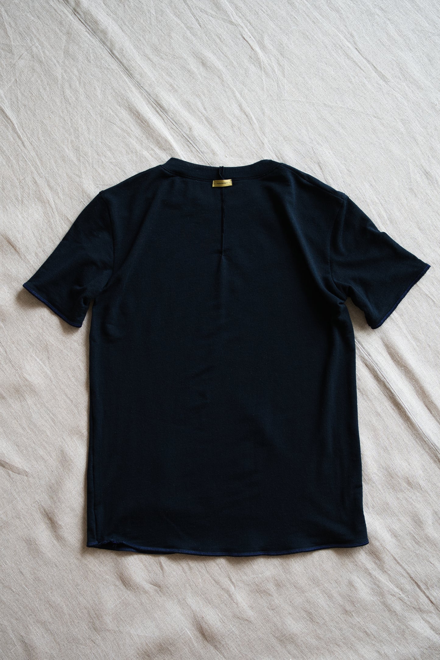 カシミアシルク テンセルTシャツ / Cashmere Silk Tencel T-shirt / Midnight Navy
