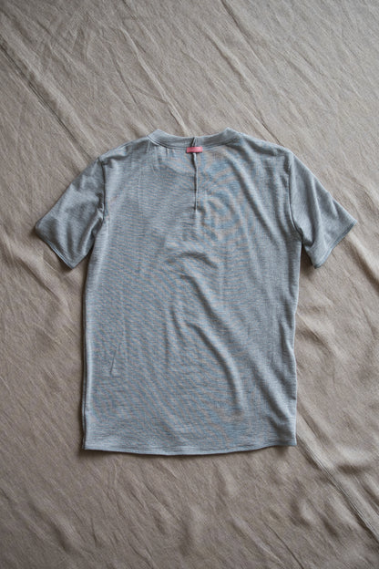 カシミアシルク テンセルTシャツ / Cashmere Silk Tencel T-shirt / Light Gray