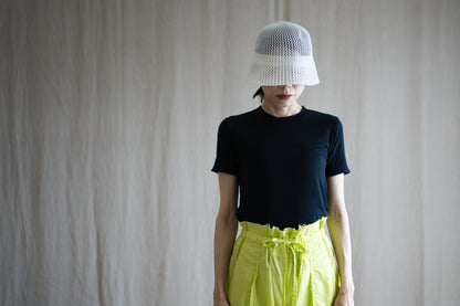 カシミアシルク テンセルTシャツ / Cashmere Silk Tencel T-shirt / Midnight Navy