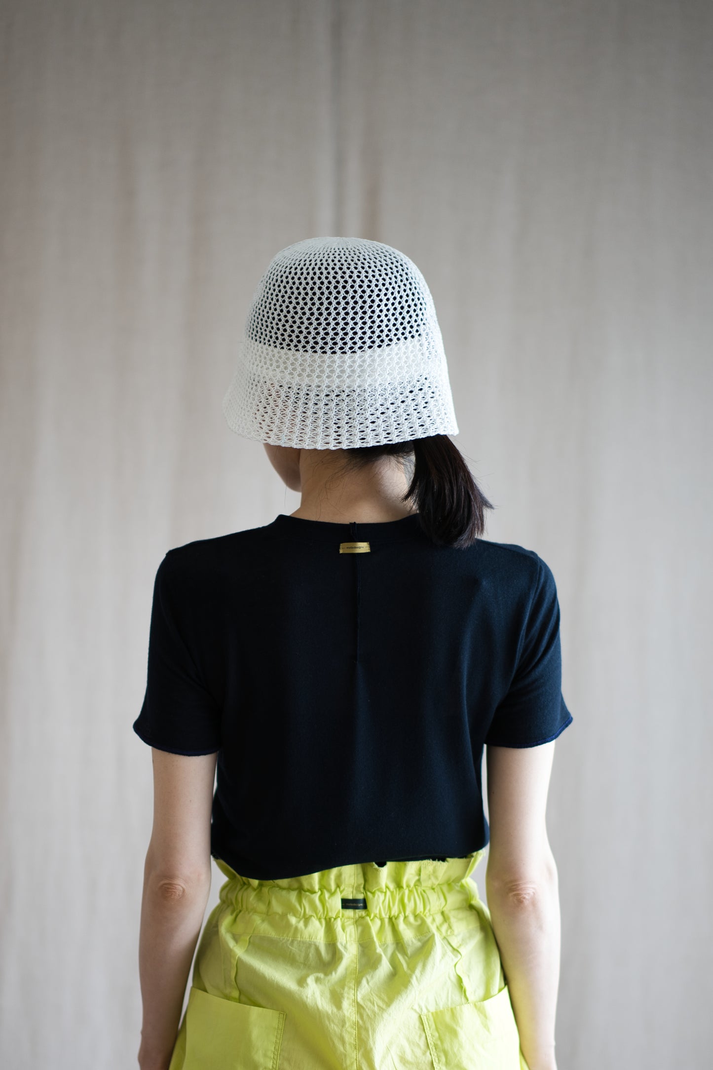 カシミアシルク テンセルTシャツ / Cashmere Silk Tencel T-shirt / Midnight Navy