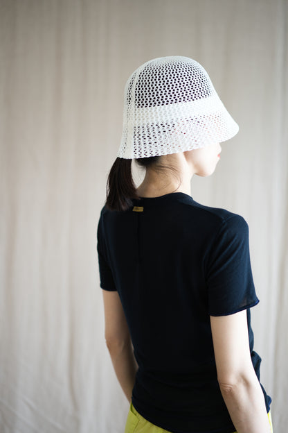 カシミアシルク テンセルTシャツ / Cashmere Silk Tencel T-shirt / Midnight Navy