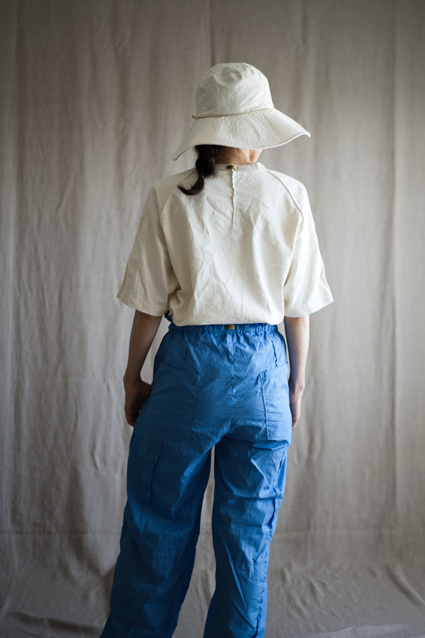 ハードリンガーカットソー/Tight tension ringer cut and sewn/Chalk white/white