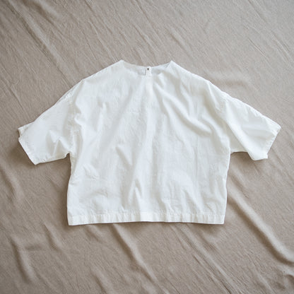 100番手タイプライターTシャツ/Superfine cotton T-shirt/Off-white