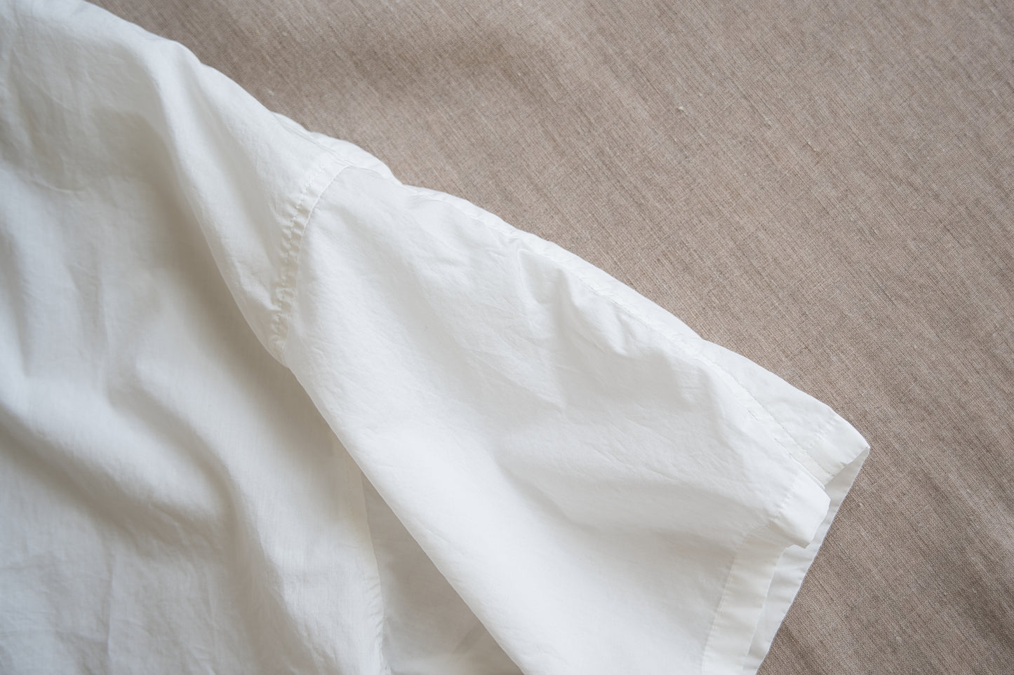 100番手タイプライターTシャツ/Superfine cotton T-shirt/Off-white