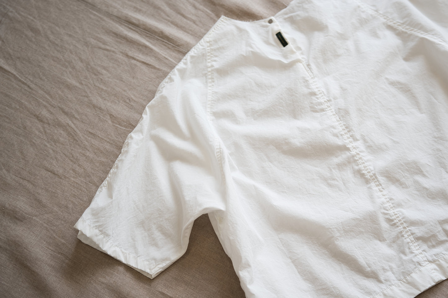 100番手タイプライターTシャツ/Superfine cotton T-shirt/Off-white