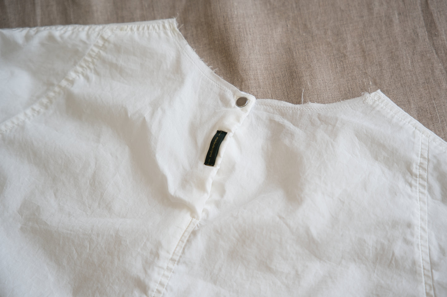 100番手タイプライターTシャツ/Superfine cotton T-shirt/Off-white