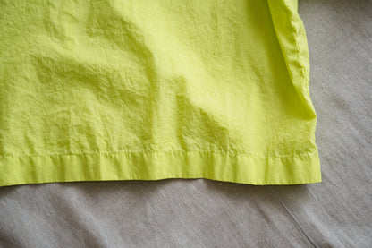 100番手タイプライターTシャツ/Superfine cotton T-shirt/Lime Green