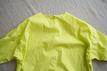 100番手タイプライターTシャツ/Superfine cotton T-shirt/Lime Green