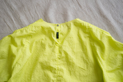 100番手タイプライターTシャツ/Superfine cotton T-shirt/Lime Green