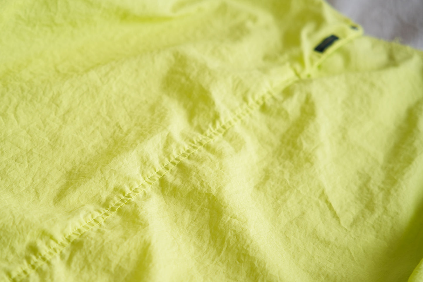100番手タイプライターTシャツ/Superfine cotton T-shirt/Lime Green