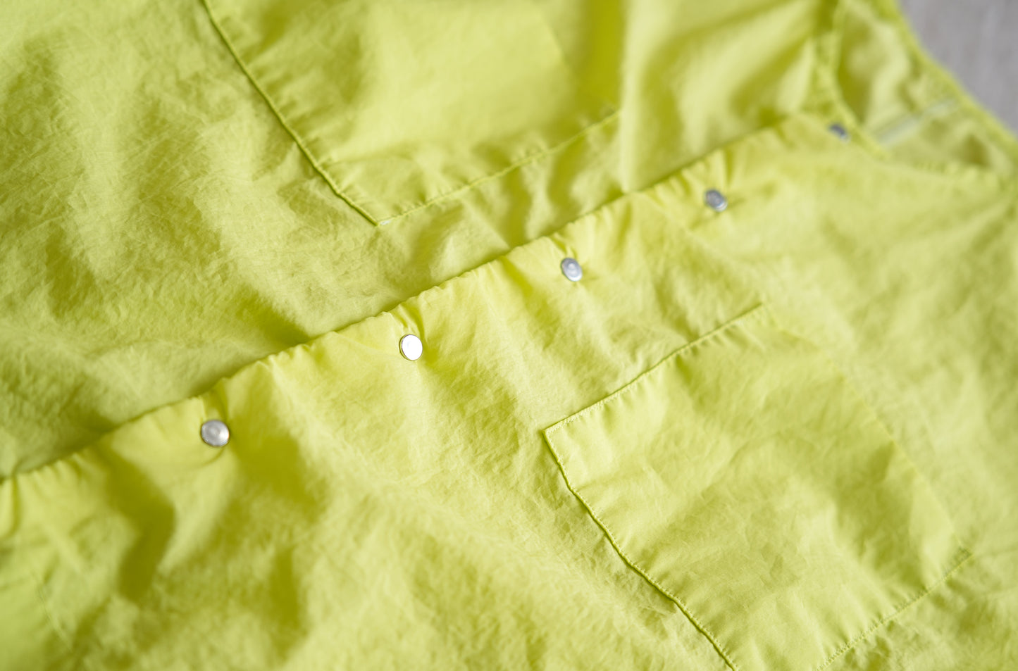 100番手タイプライターノースリーブ/Superfine cotton Sleeveless Top/Lime Green