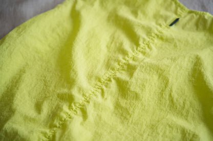 100番手タイプライターノースリーブ/Superfine cotton Sleeveless Top/Lime Green