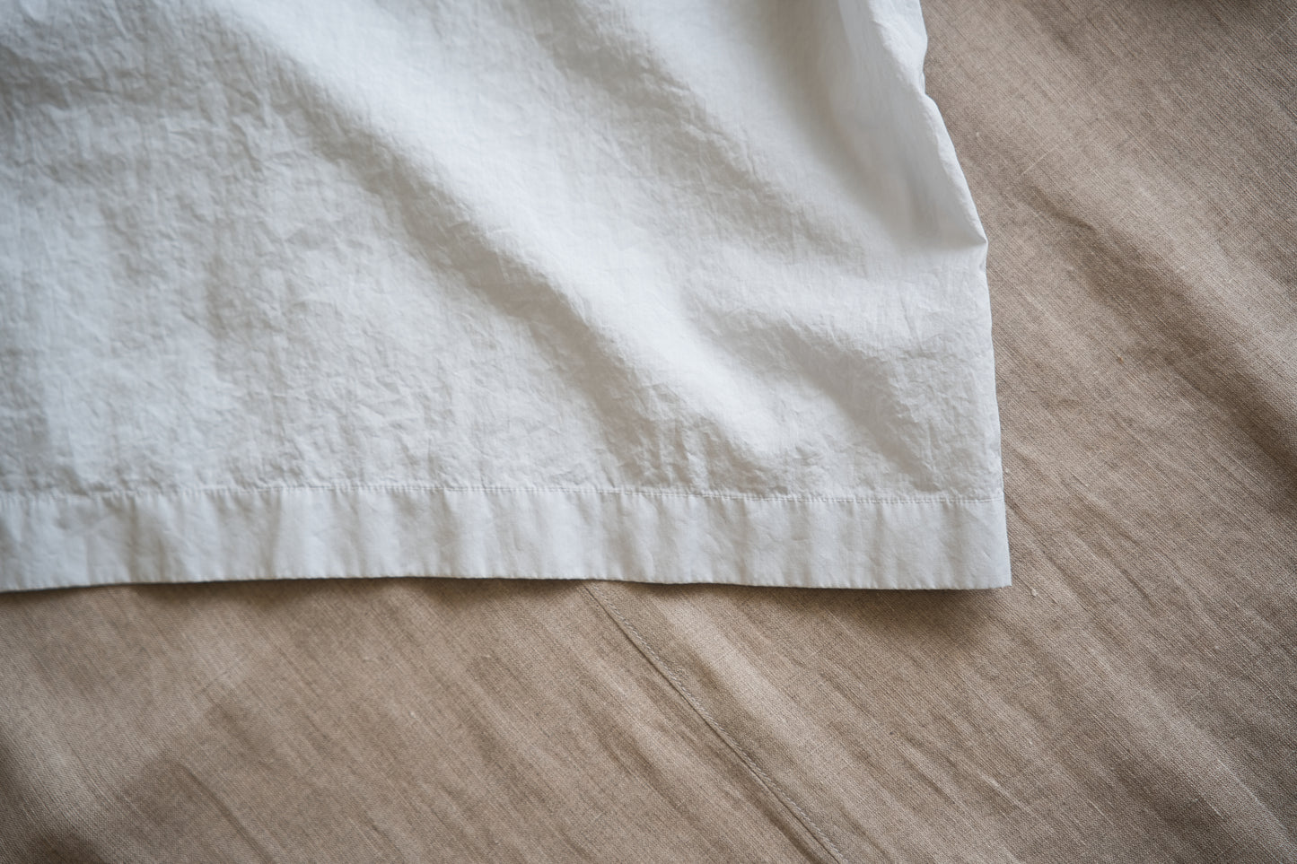 100番手タイプライターTシャツ/Superfine cotton T-shirt/Pale Light Blue