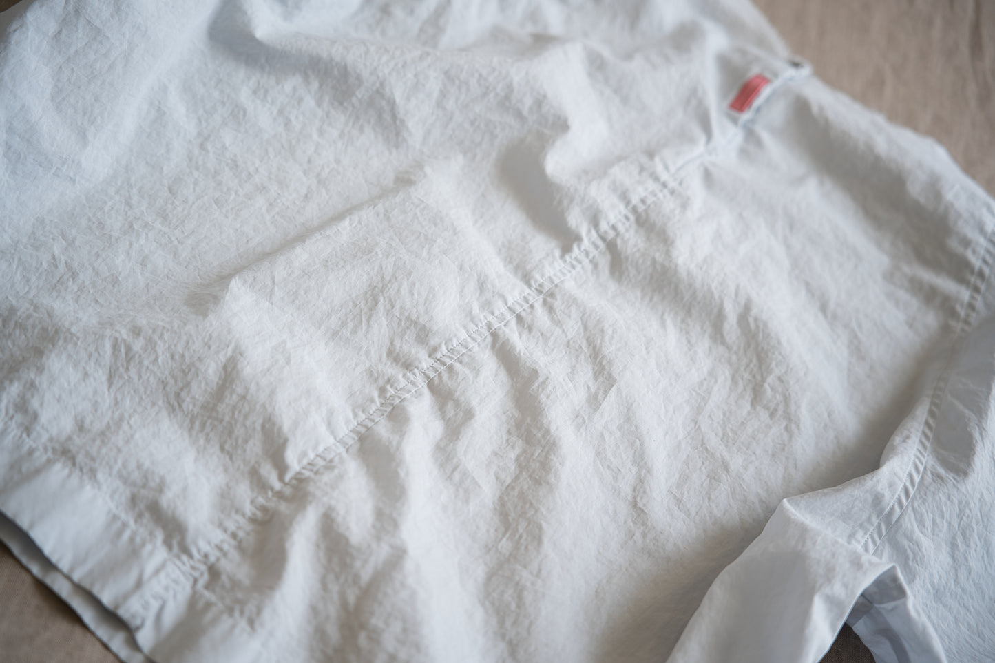 100番手タイプライターTシャツ/Superfine cotton T-shirt/Pale Light Blue