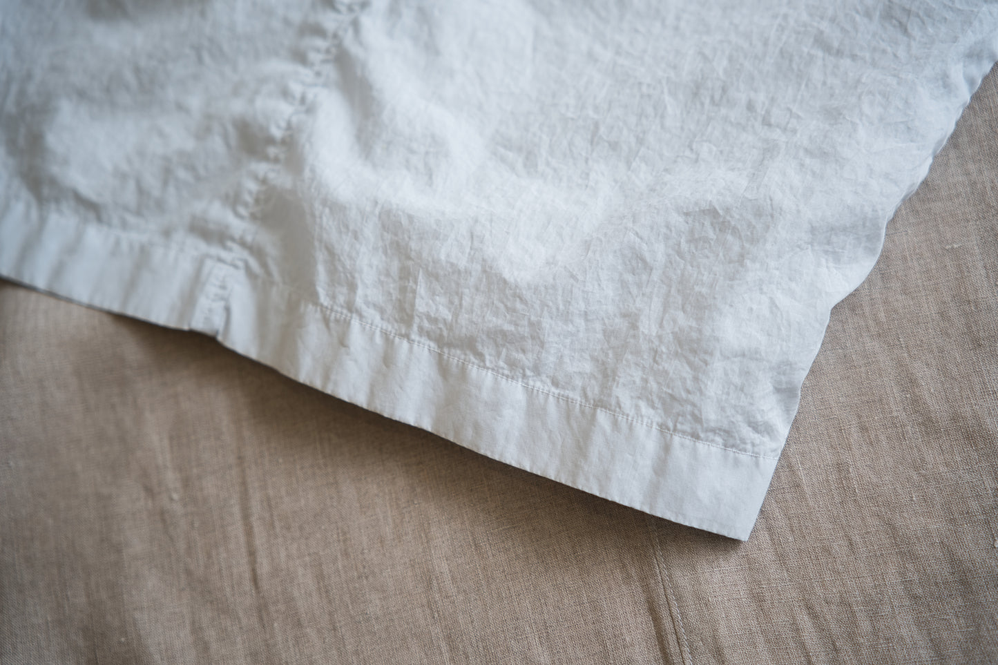 100番手タイプライターノースリーブ/Superfine cotton Sleeveless Top/Pale Light Blue