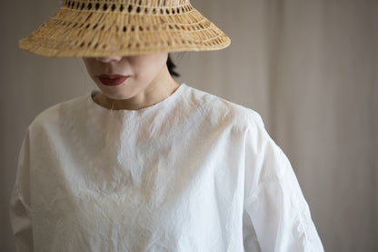 100番手タイプライターTシャツ/Superfine cotton T-shirt/Off-white