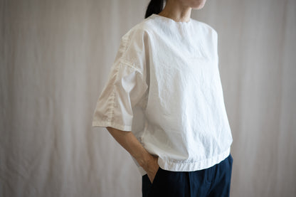100番手タイプライターTシャツ/Superfine cotton T-shirt/Off-white
