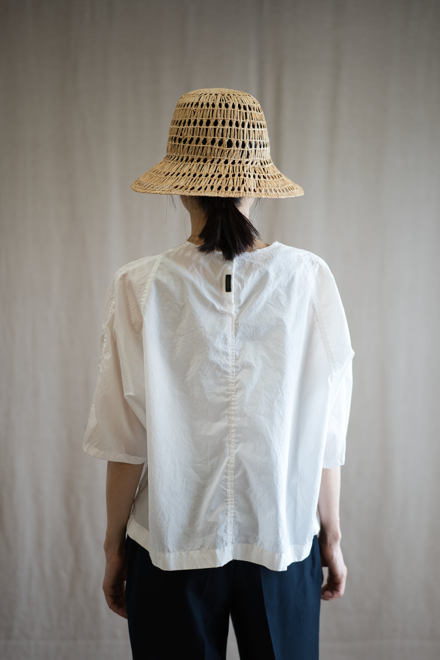 100番手タイプライターTシャツ/Superfine cotton T-shirt/Off-white