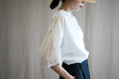 100番手タイプライターTシャツ/Superfine cotton T-shirt/Off-white