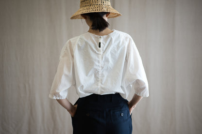 100番手タイプライターTシャツ/Superfine cotton T-shirt/Off-white