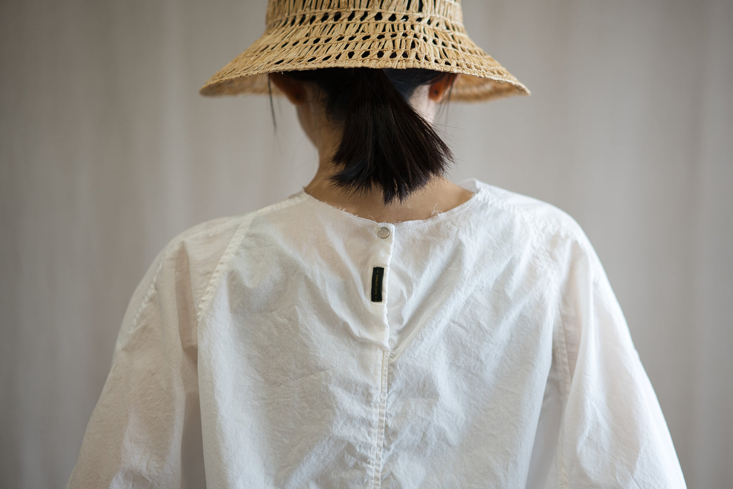 100番手タイプライターTシャツ/Superfine cotton T-shirt/Off-white