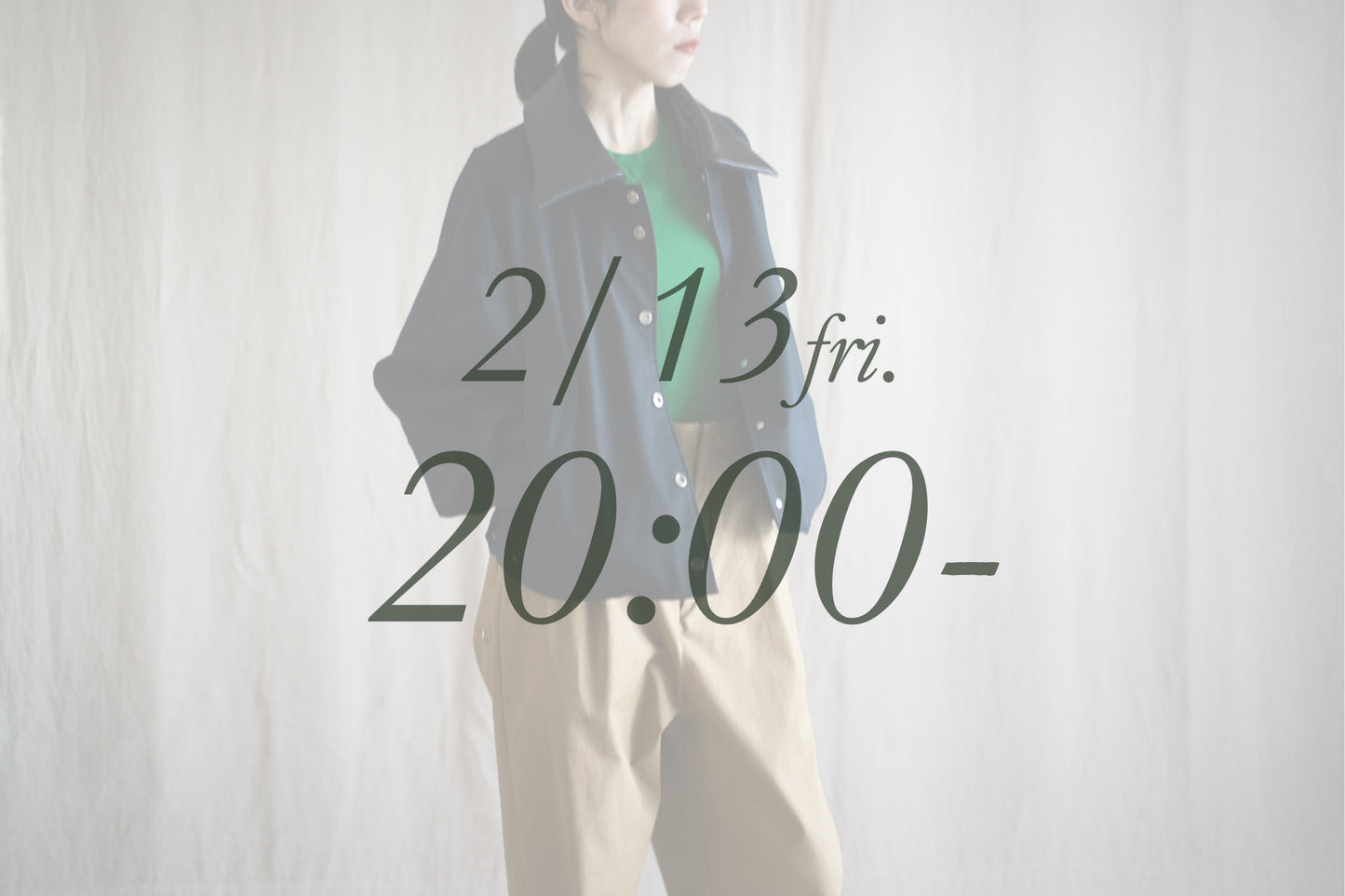 Cotton Twill Trucker Jacket/Navy