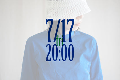 Prime Cotton Rim Regular T/Royal Blue